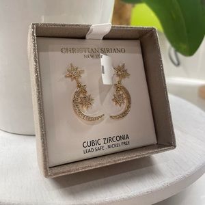 Christian Siriano Celestial Moon & Star Earrings